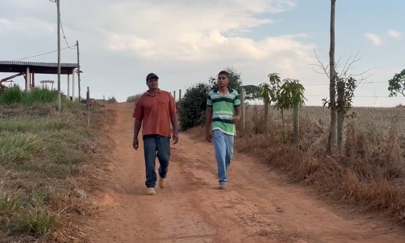 Odair e Iago - produtores leite Goiás