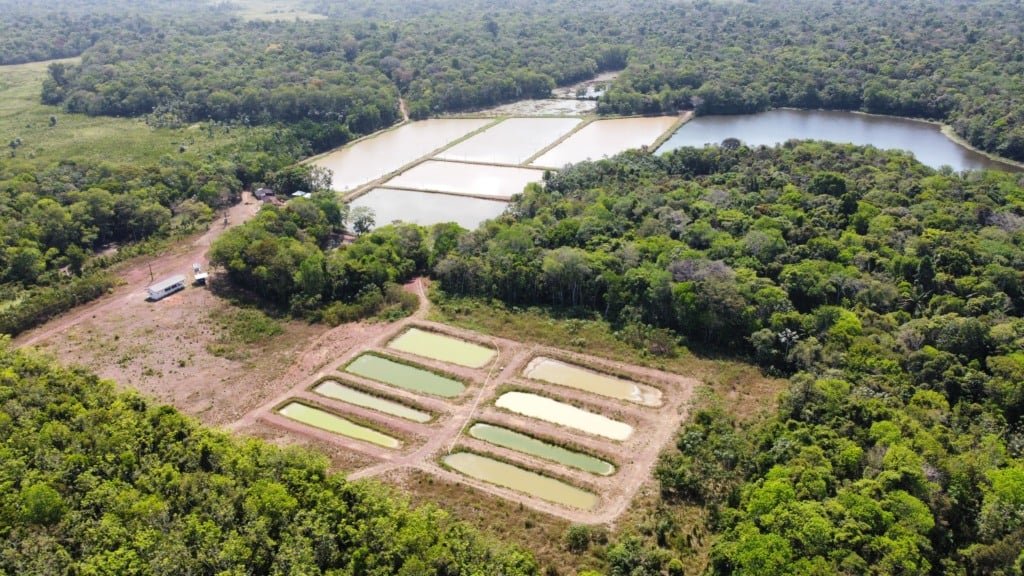 Imagens de drone das lâminas d’água no Estado do Amapá