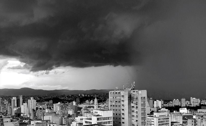 Chuva forte tempestade