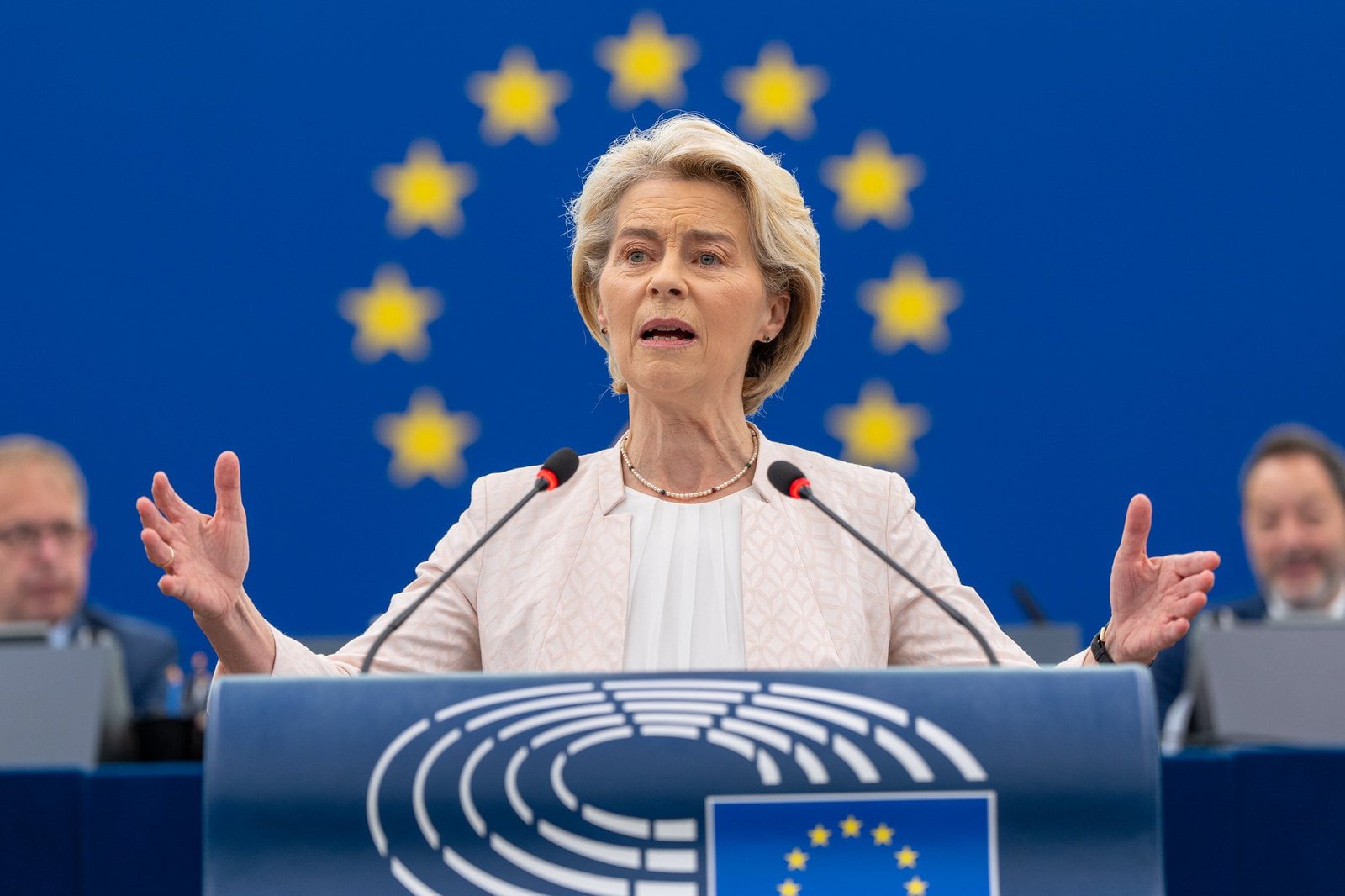 Ursula von der Leyen, presidente da Comissão Europeia, União Europeia