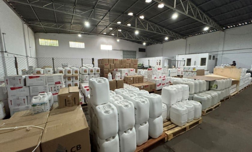 operação contra defensivos falsificados